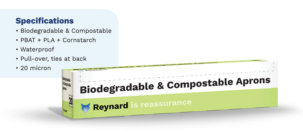 Reynard Biodegradable and Compostable Aprons